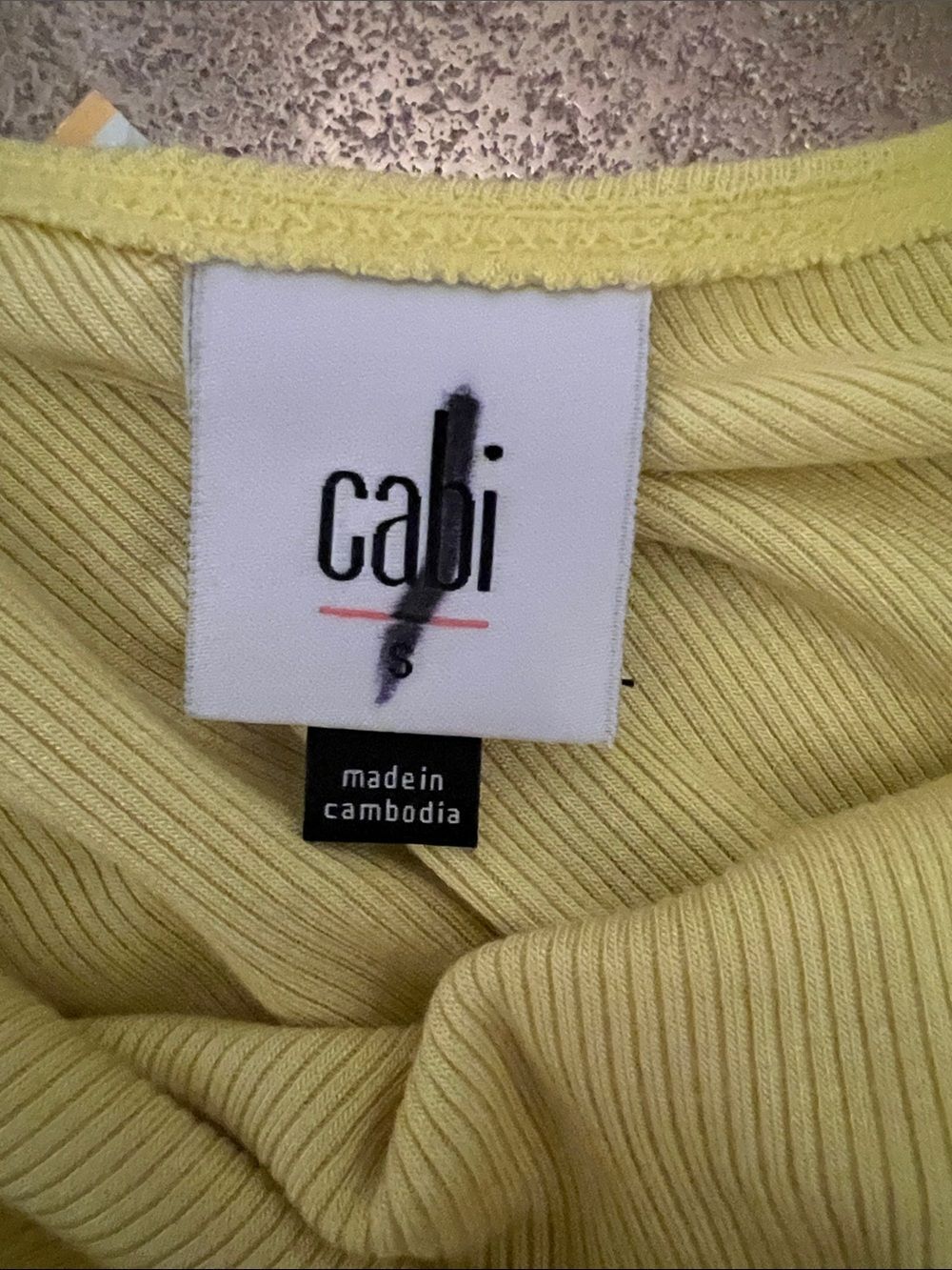 #1953* One-Shoulder Yellow Tank Top - Picture 4 of 10